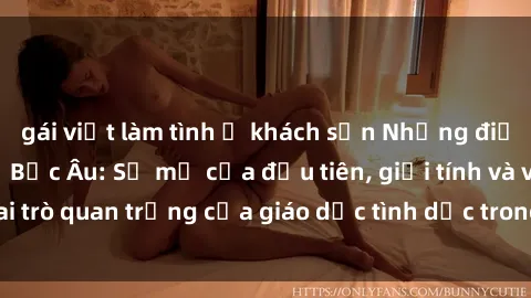 gái việt làm tình ở khách sạn Những điều thú vị về sex ở Bắc Âu: Sự mở cửa đầu tiên, giới tính và vai trò quan trọng của giáo dục tình dục trong các quốc gia này.